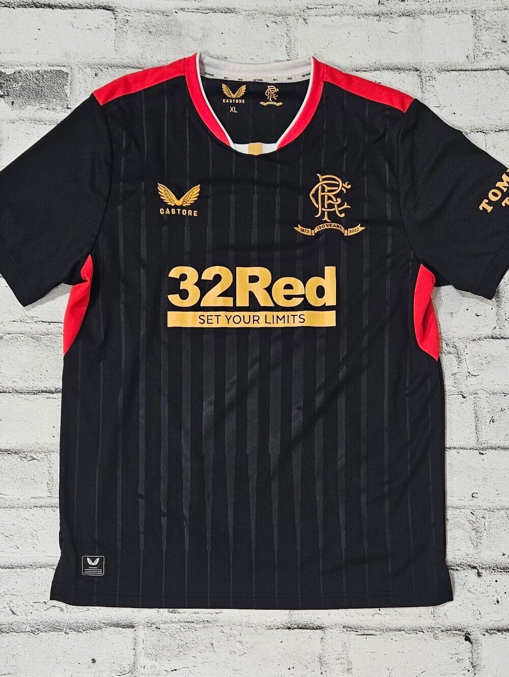 Castore Rangers FC 150th Anniversary Away Jersey XL Soccer Football Shirt - Picture 3 of 13